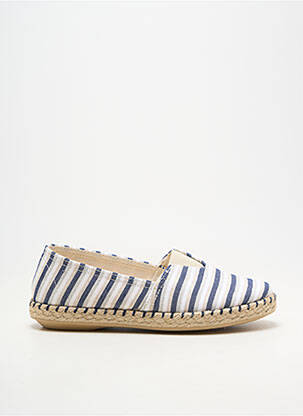 Espadrilles bout rond talon plat jusqu'à 3cm bleu SOIR ET MATIN femme