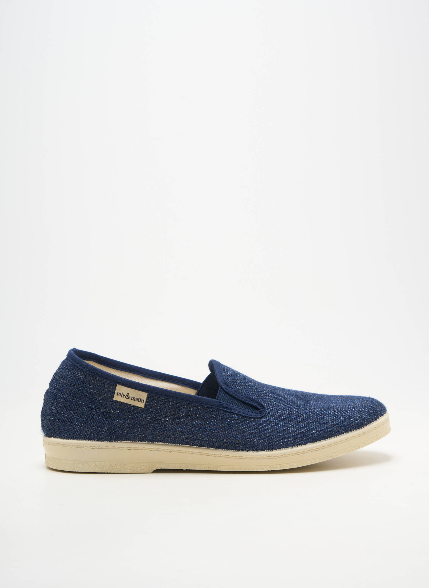 Chaussons/pantoufles bleu SOIR ET MATIN homme