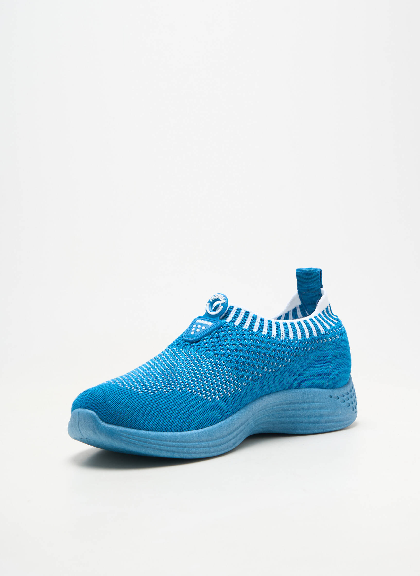 Baskets bout rond talon plat jusqu'à 3cm bleu ALTEX femme