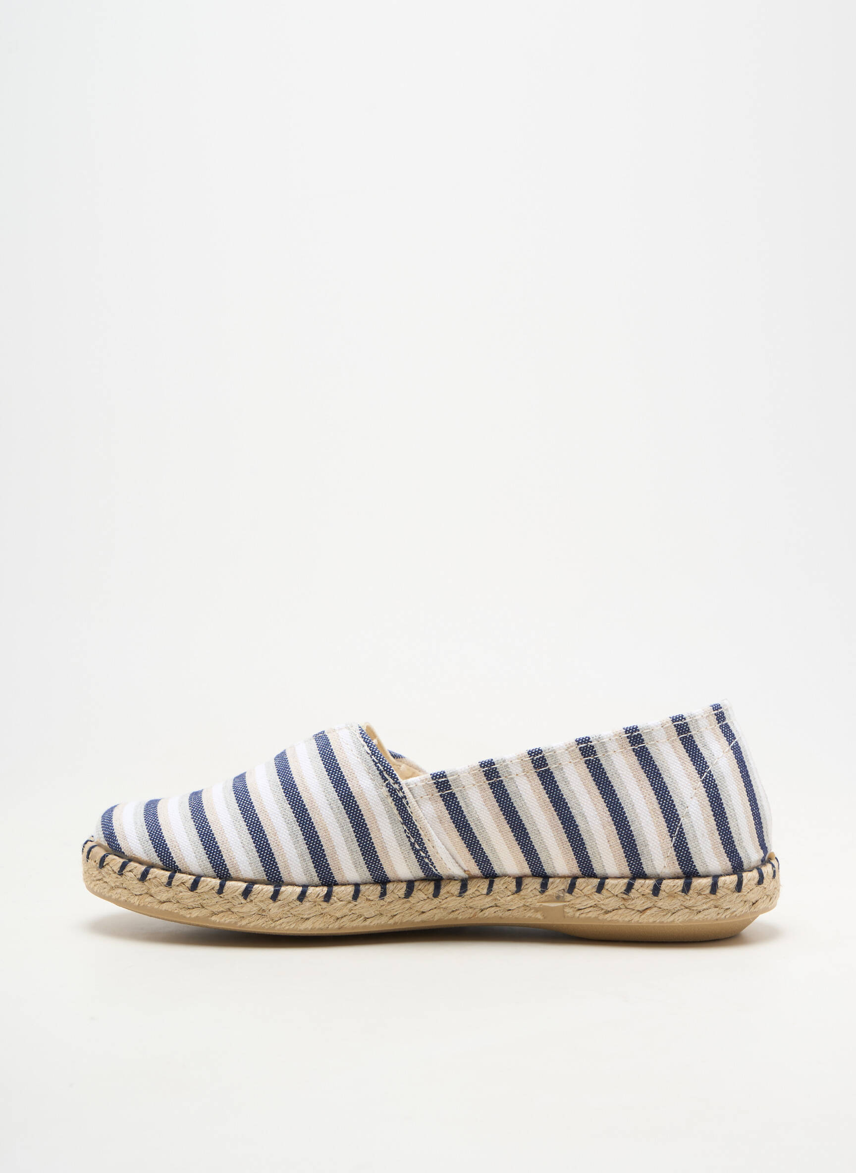 Espadrilles bout rond talon plat jusqu'à 3cm bleu SOIR ET MATIN femme