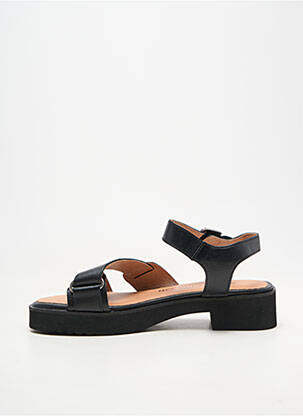 Sandales/nu pieds matière lisse talon de 4 à 6cm noir EMILIE KARSTON femme