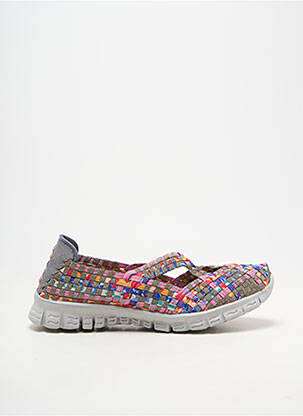 Ballerines bout rond talon plat jusqu'à 3cm gris ROCK SPRING femme