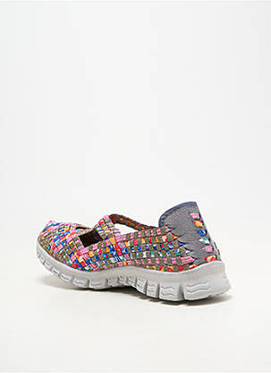 Ballerines bout rond talon plat jusqu'à 3cm gris ROCK SPRING femme