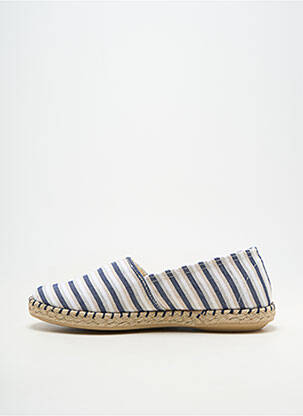 Espadrilles bout rond talon plat jusqu'à 3cm bleu SOIR ET MATIN femme