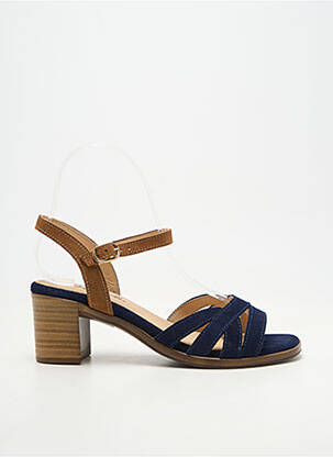 Sandales/nu pieds fermeture bride(s) talon de 4 à 6cm bleu REBELLES femme