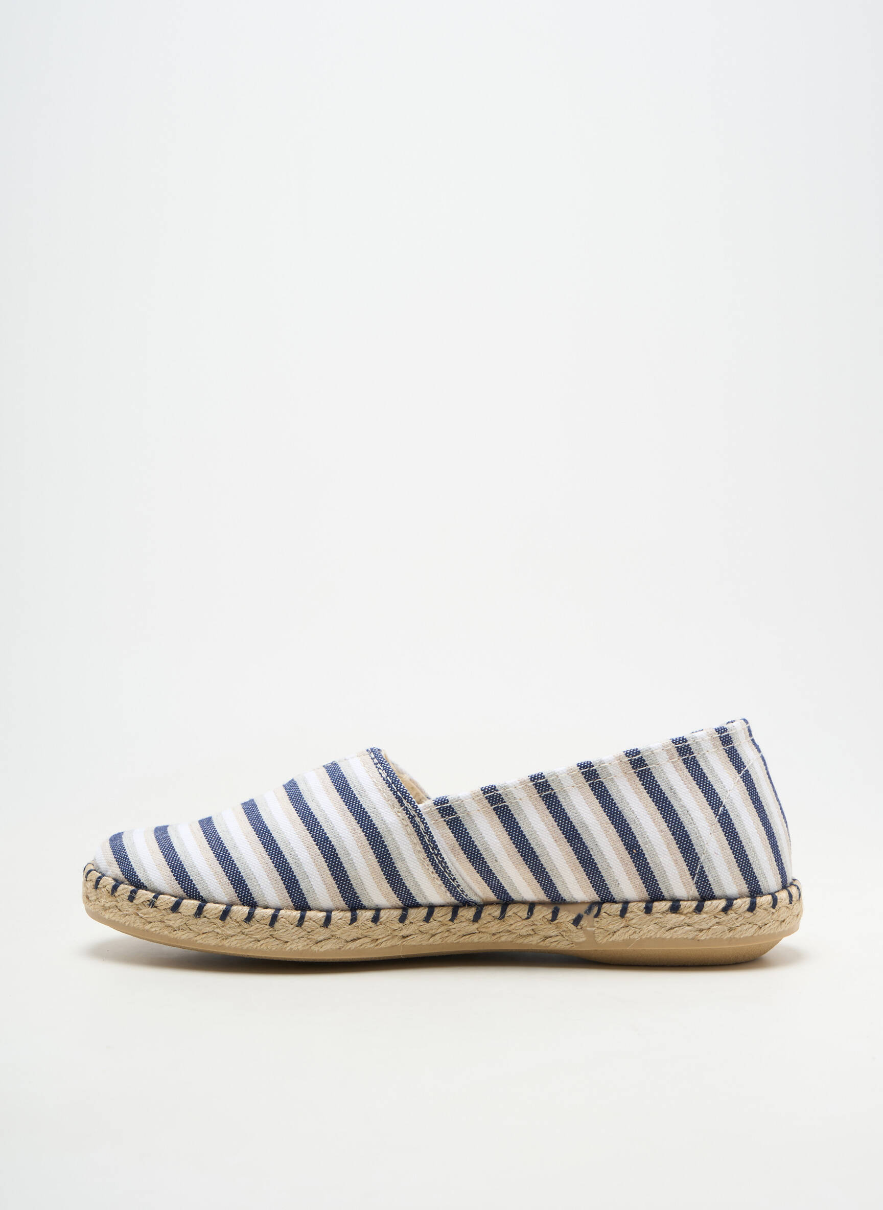 Espadrilles bout rond talon plat jusqu'à 3cm bleu SOIR ET MATIN femme