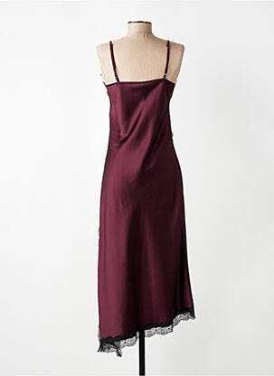 Robe longue fines bretelles fines bretelles violet IMPERIAL femme