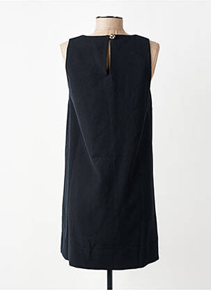 Robe courte tissage crêpe fines bretelles noir AN' GE femme