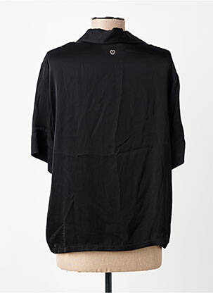 Blouse manches courtes noir PLEASE femme
