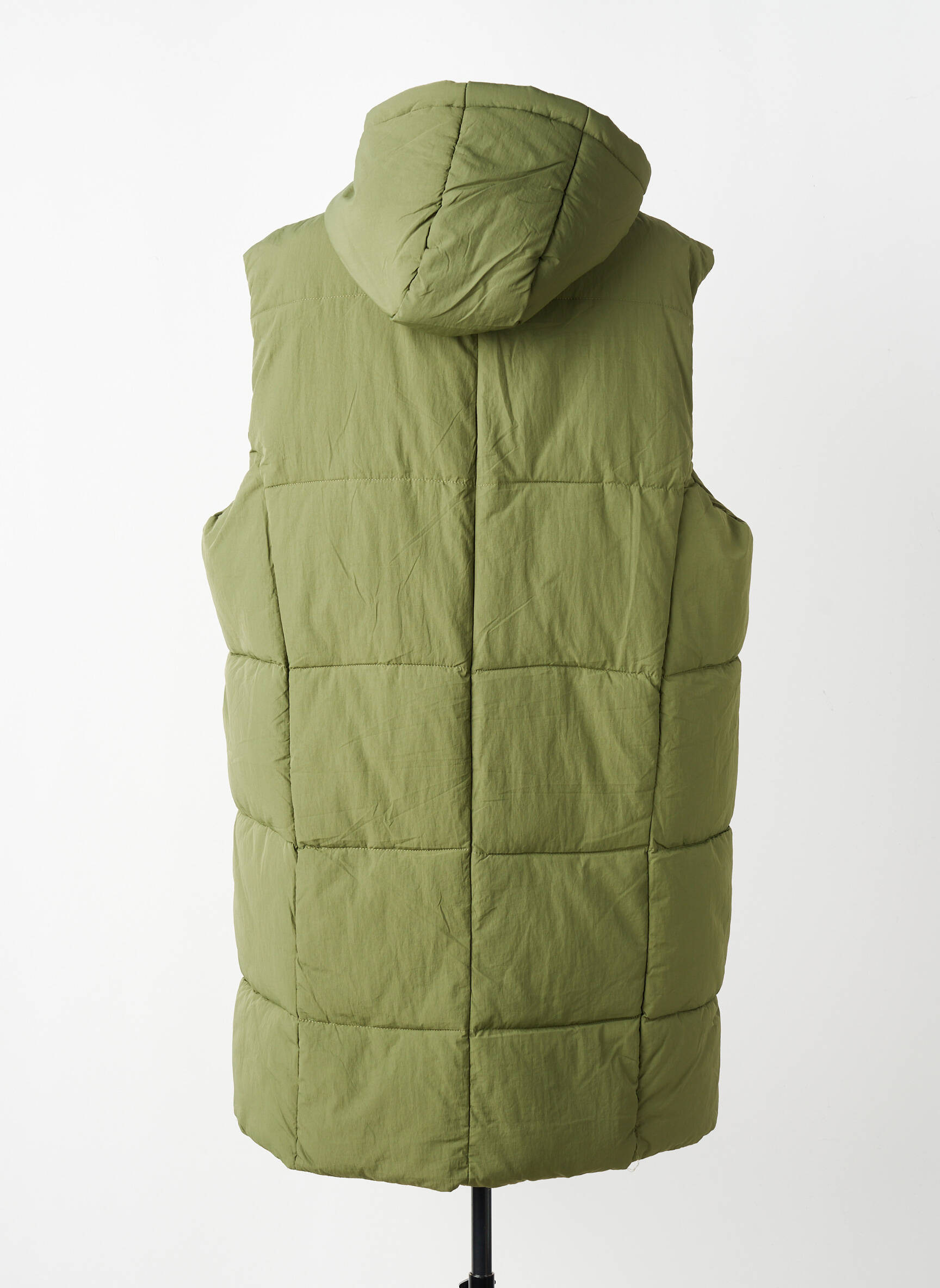Doudoune poches a capuche vert MAMOUCHKA femme