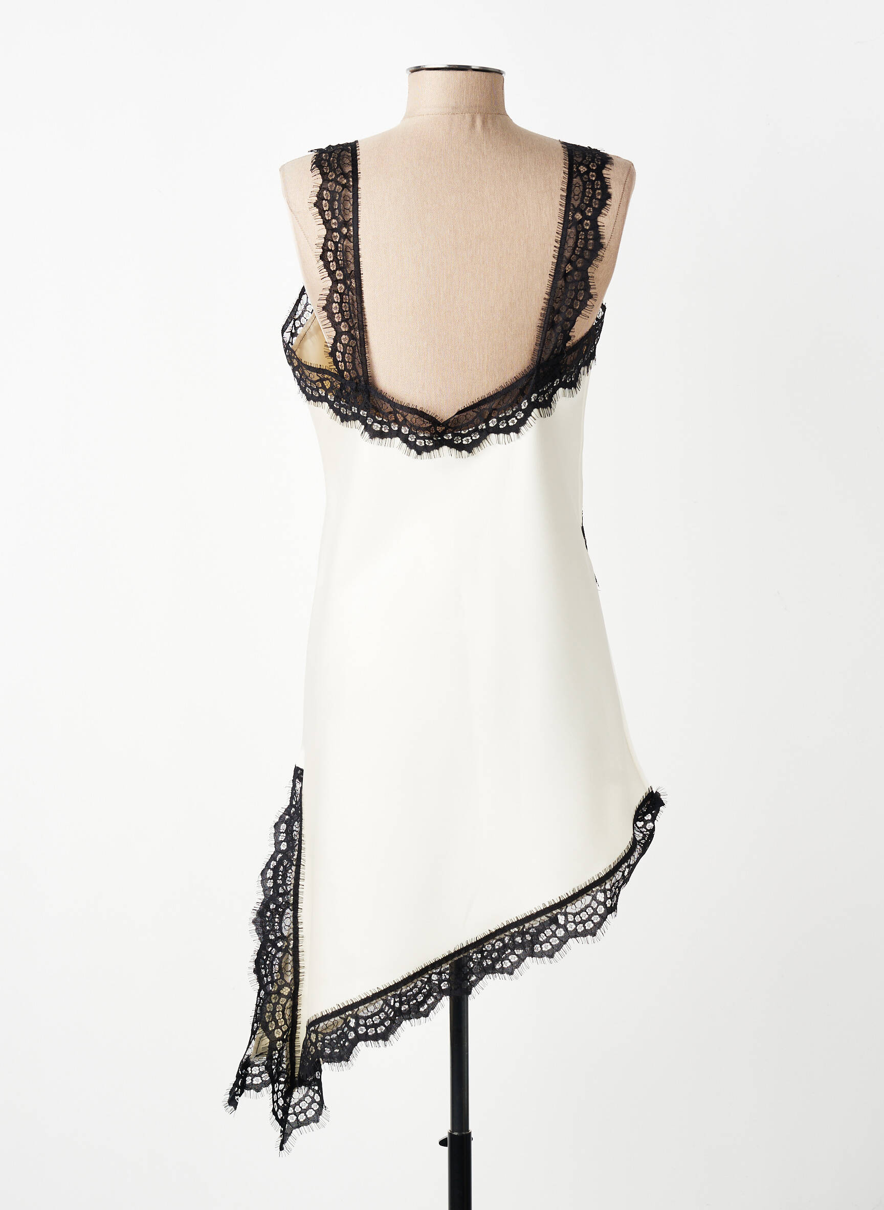 Nuisette/combinette effet matière satinée beige ELIA femme