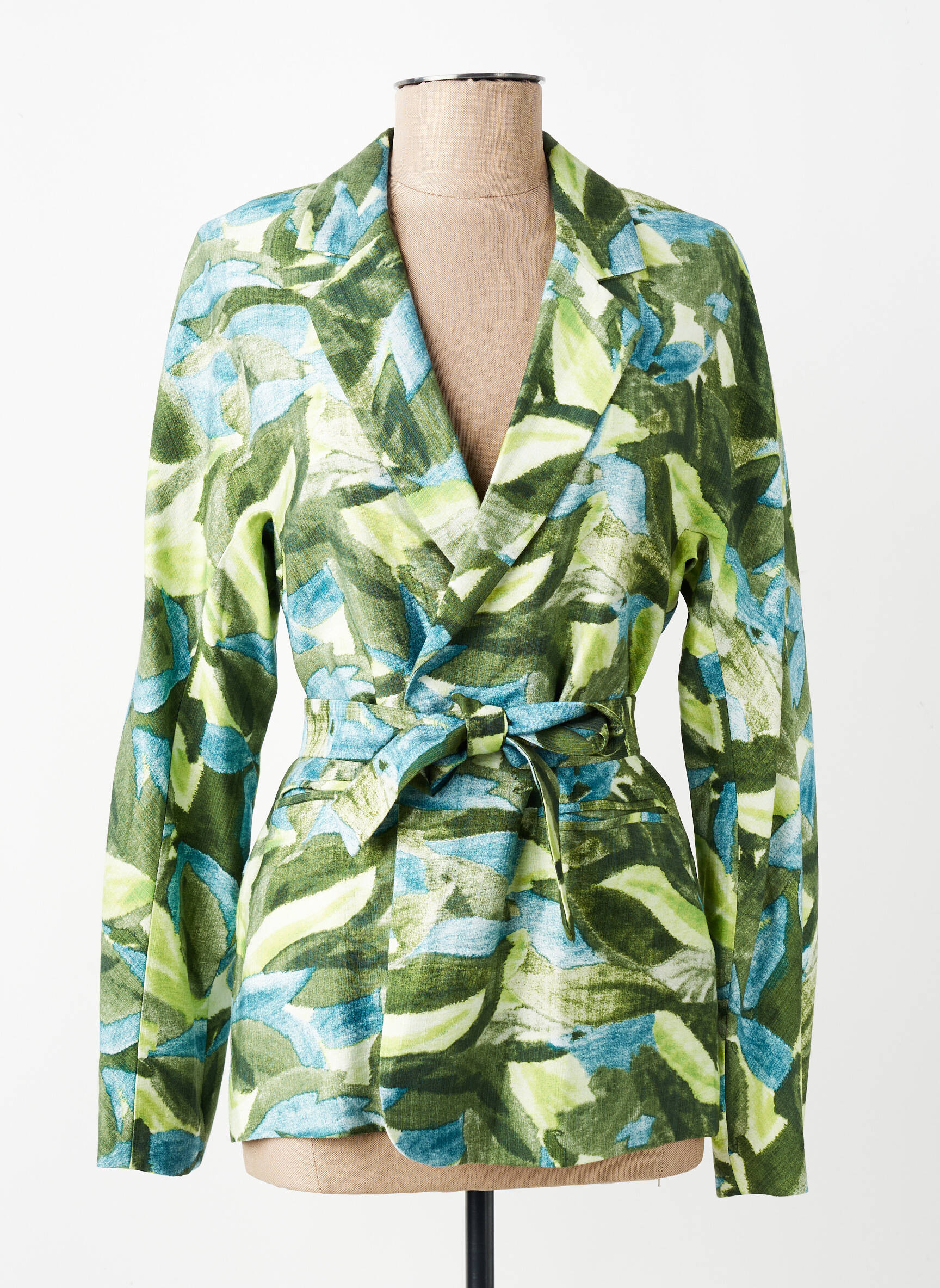 Blazer poches vert SEE U SOON femme