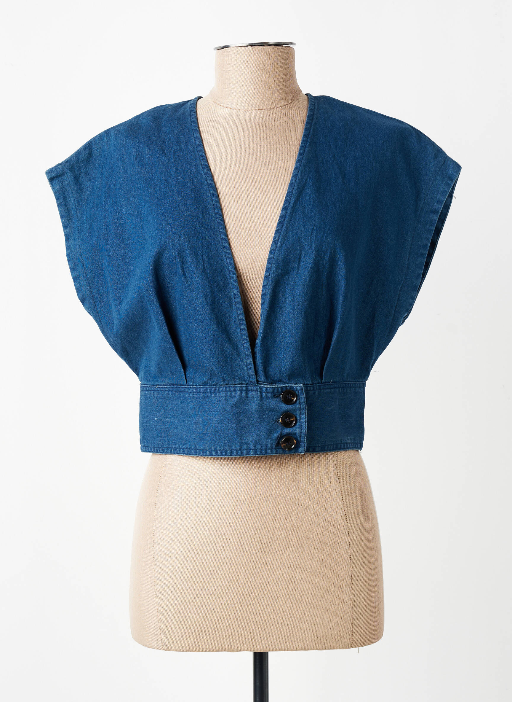 Top stretch manches courtes bleu SEE U SOON femme