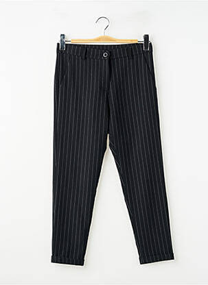 Pantalon 7/8 taille à pinces taille normale noir IMPERIAL femme