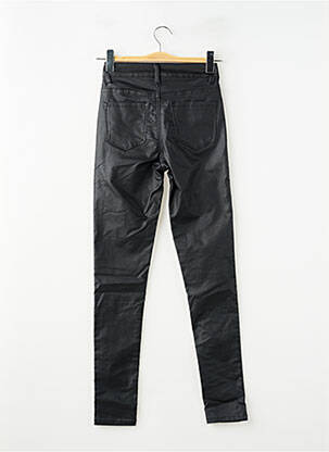 Pantalon slim taille haute taille haute noir IDODO femme