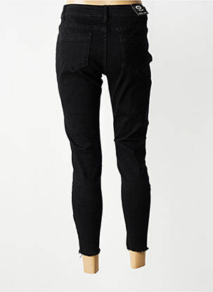 Jeans skinny taille haute taille haute noir IDODO femme