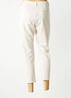 Pantalon 7/8 taille haute taille haute beige IMPERIAL femme