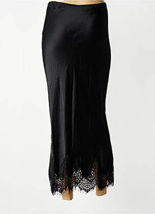 Jupe longue coupe droite noir ALEXANDRE LAURENT femme