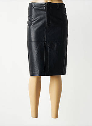 Jupe mi-longue coupe droite noir SEE U SOON femme