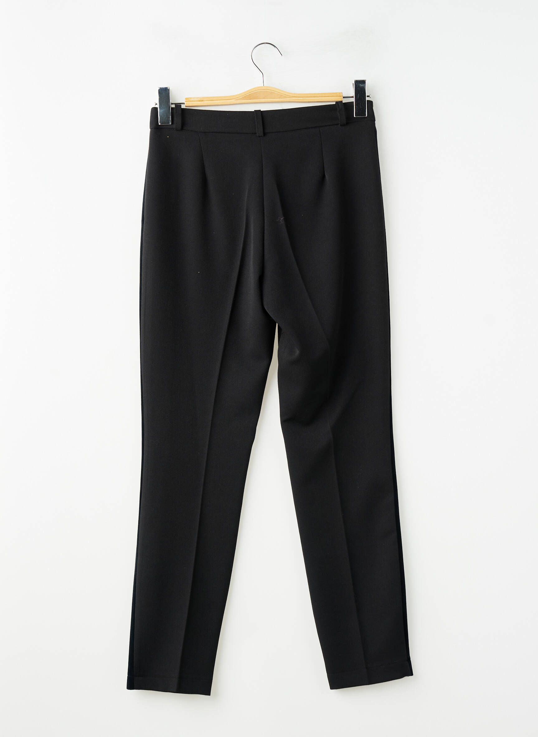 Pantalon 7/8 taille à pinces taille normale noir HIPPOCAMPE femme