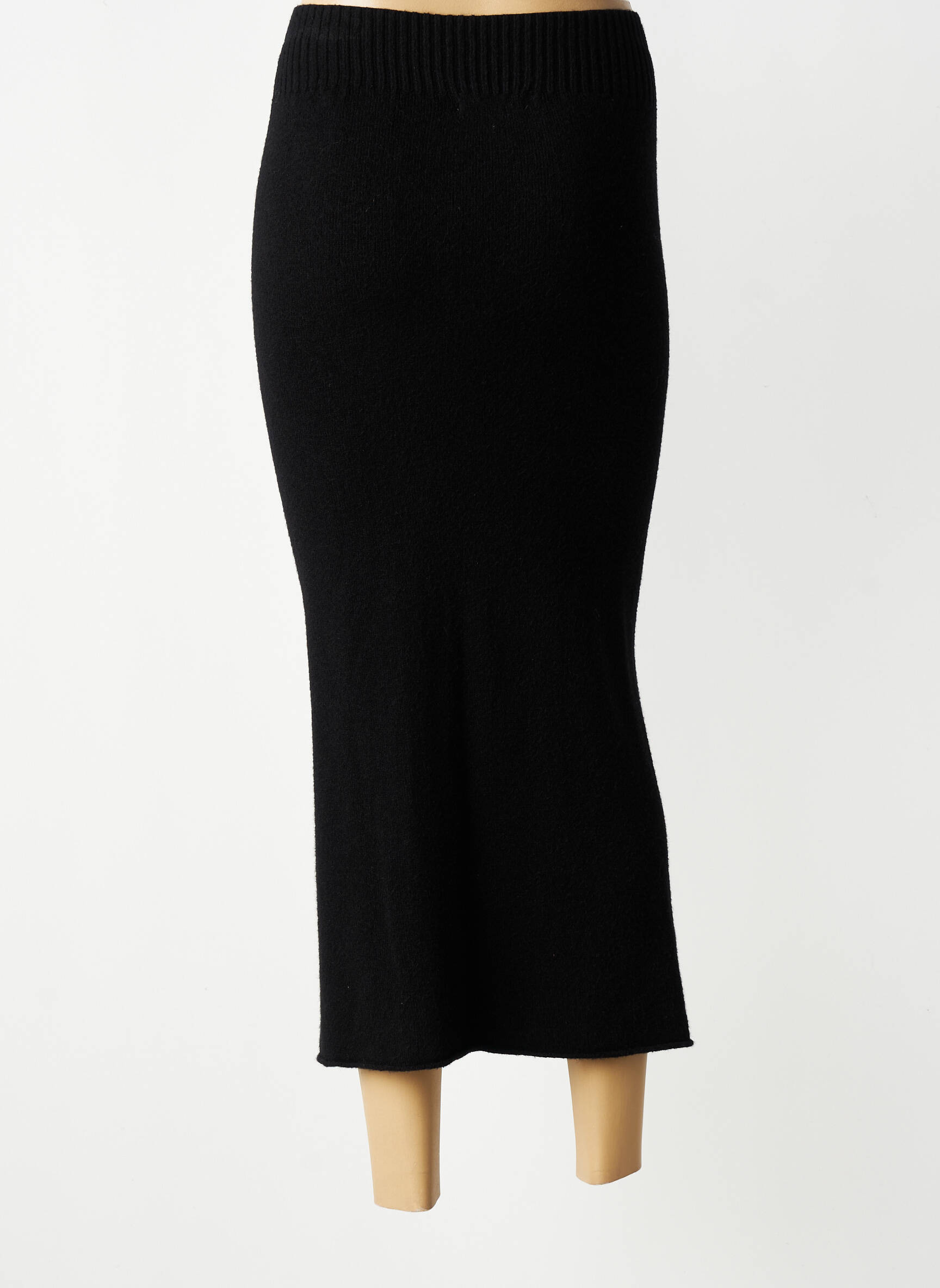 Jupe longue coupe droite noir MAX & ENJOY femme