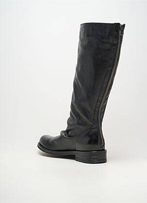 Bottes matière lisse talon plat jusqu'à 3cm noir FELMINI femme