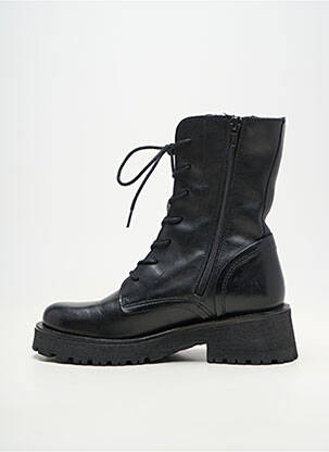 Bottines/boots fermeture zip et lacets talon de 4 à 6cm noir FELMINI femme