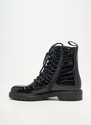 Bottines/boots fermeture zip et lacets talon plat jusqu'à 3cm noir NERO GIARDINI femme