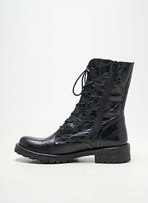 Bottines/boots fermeture zip et lacets talon de 4 à 6cm noir FELMINI femme