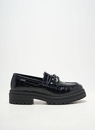 Mocassins matière lisse talon de 4 à 6cm noir NERO GIARDINI femme