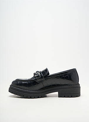 Mocassins matière lisse talon de 4 à 6cm noir NERO GIARDINI femme