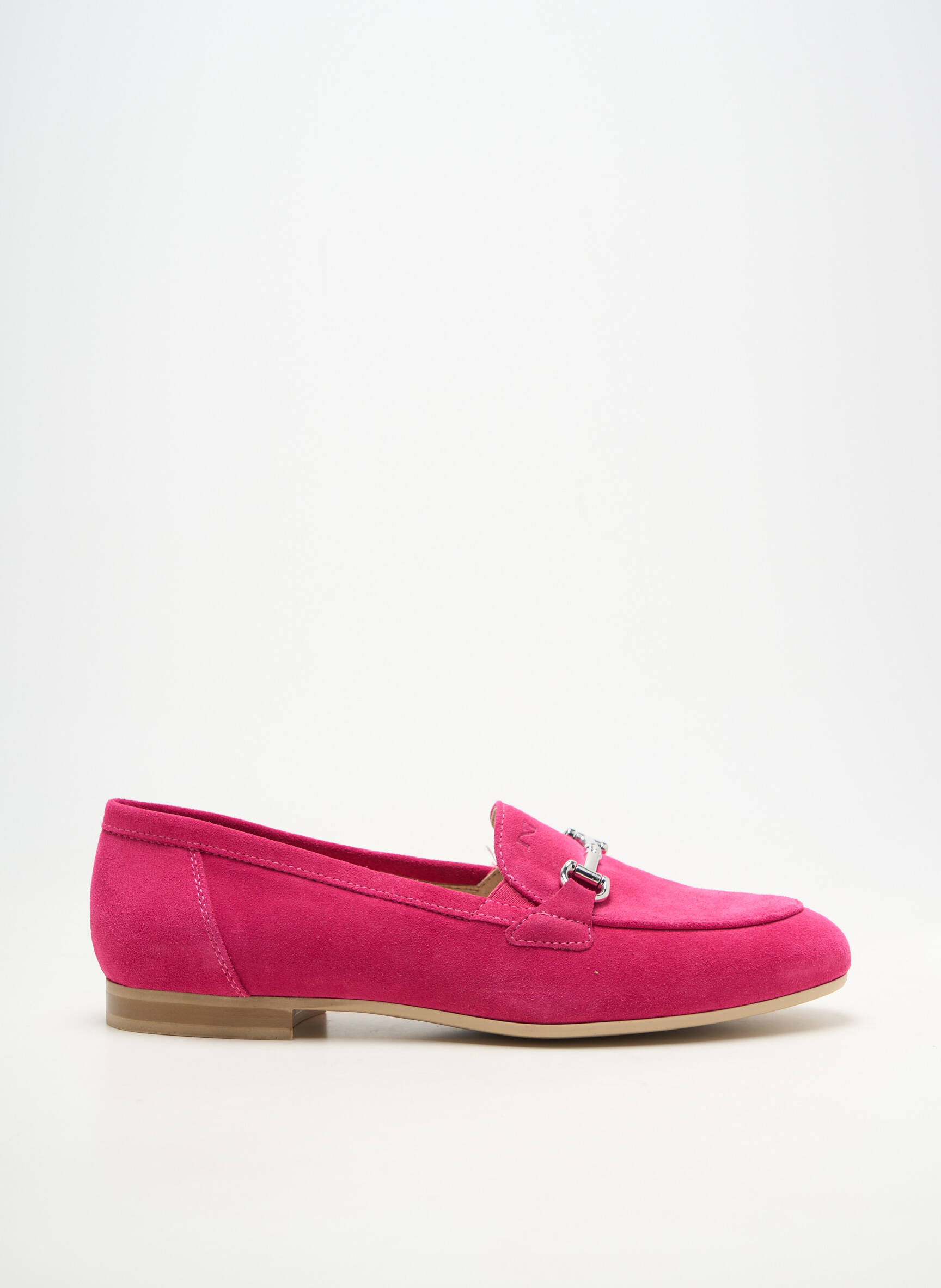 Ballerines bout rond talon plat jusqu'à 3cm rose NERO GIARDINI femme