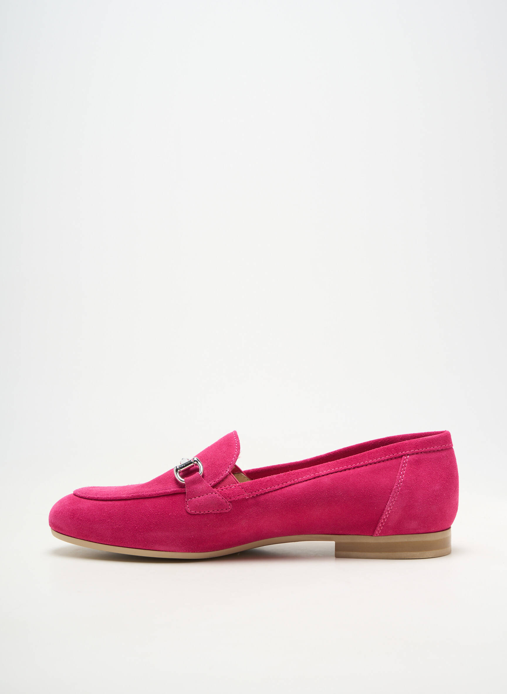 Ballerines bout rond talon plat jusqu'à 3cm rose NERO GIARDINI femme
