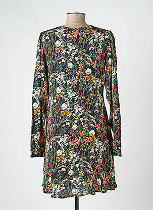 Robe courte manches longues manches longues noir SCOTCH & SODA femme