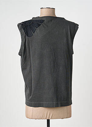 Débardeur coupe droite sans manche gris LEON & HARPER femme