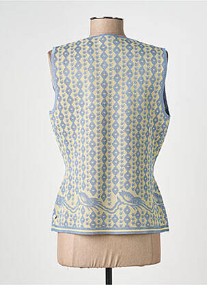 Gilet sans manche maille fine bleu SCOTCH & SODA femme