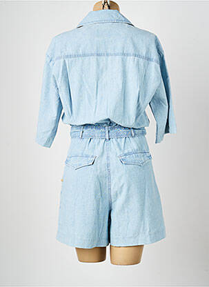Combishort fermeture boutonnée sur le devant manches courtes bleu SCOTCH & SODA femme