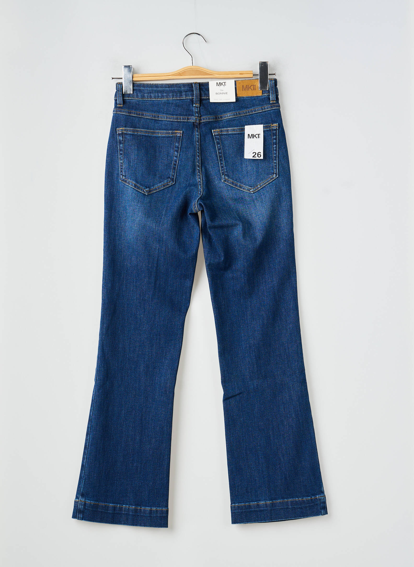 Jeans bootcut taille normale taille normale bleu MKT STUDIO femme