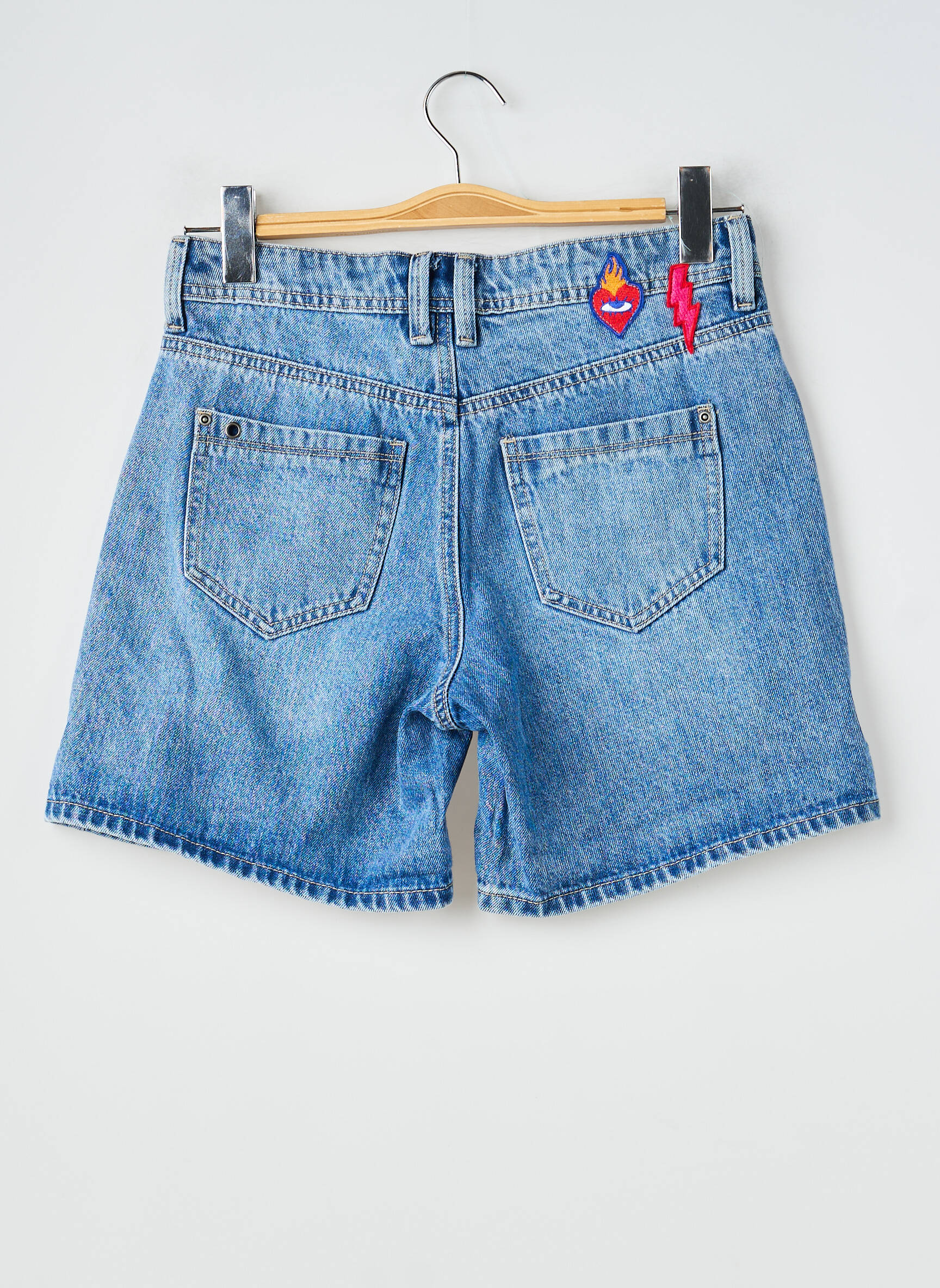 Short tissage denim taille normale bleu FREEMAN T.PORTER femme