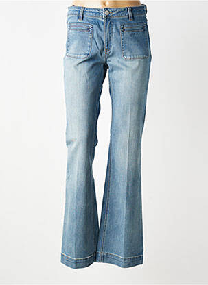 Jean coupe flare stretch taille normale bleu MKT STUDIO femme