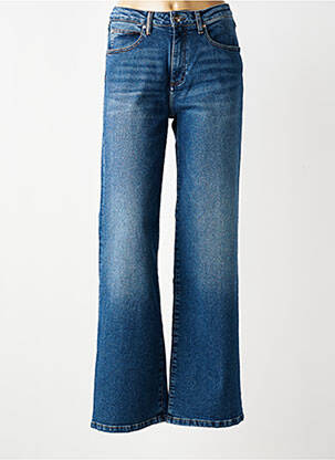 Jean coupe flare stretch taille haute bleu ISLOW femme