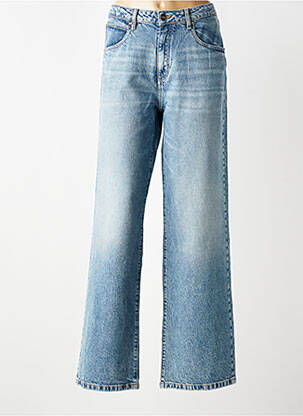Jean coupe flare stretch taille haute bleu clair ISLOW femme