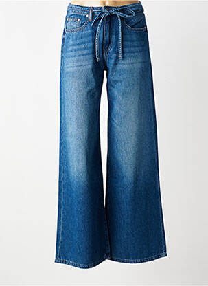 Jeans coupe large stretch taille normale bleu ISLOW femme