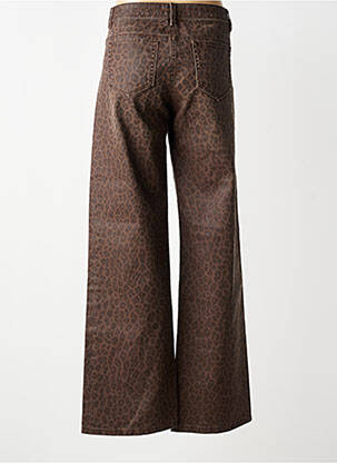 Jeans coupe large stretch taille normale marron FREEMAN T.PORTER femme