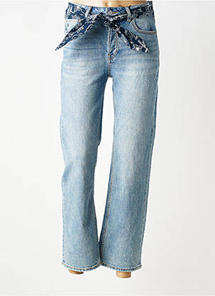 Jeans coupe droite stretch taille normale bleu SCOTCH & SODA femme