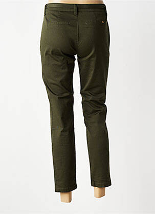 Pantalon 7/8 taille à pinces taille normale vert FREEMAN T.PORTER femme