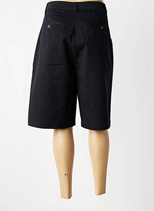 Bermuda taille haute taille haute noir LEON & HARPER femme
