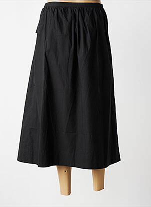 Jupe longue doublure noir LEON & HARPER femme