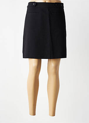 Jupe courte taille à pinces noir MKT STUDIO femme