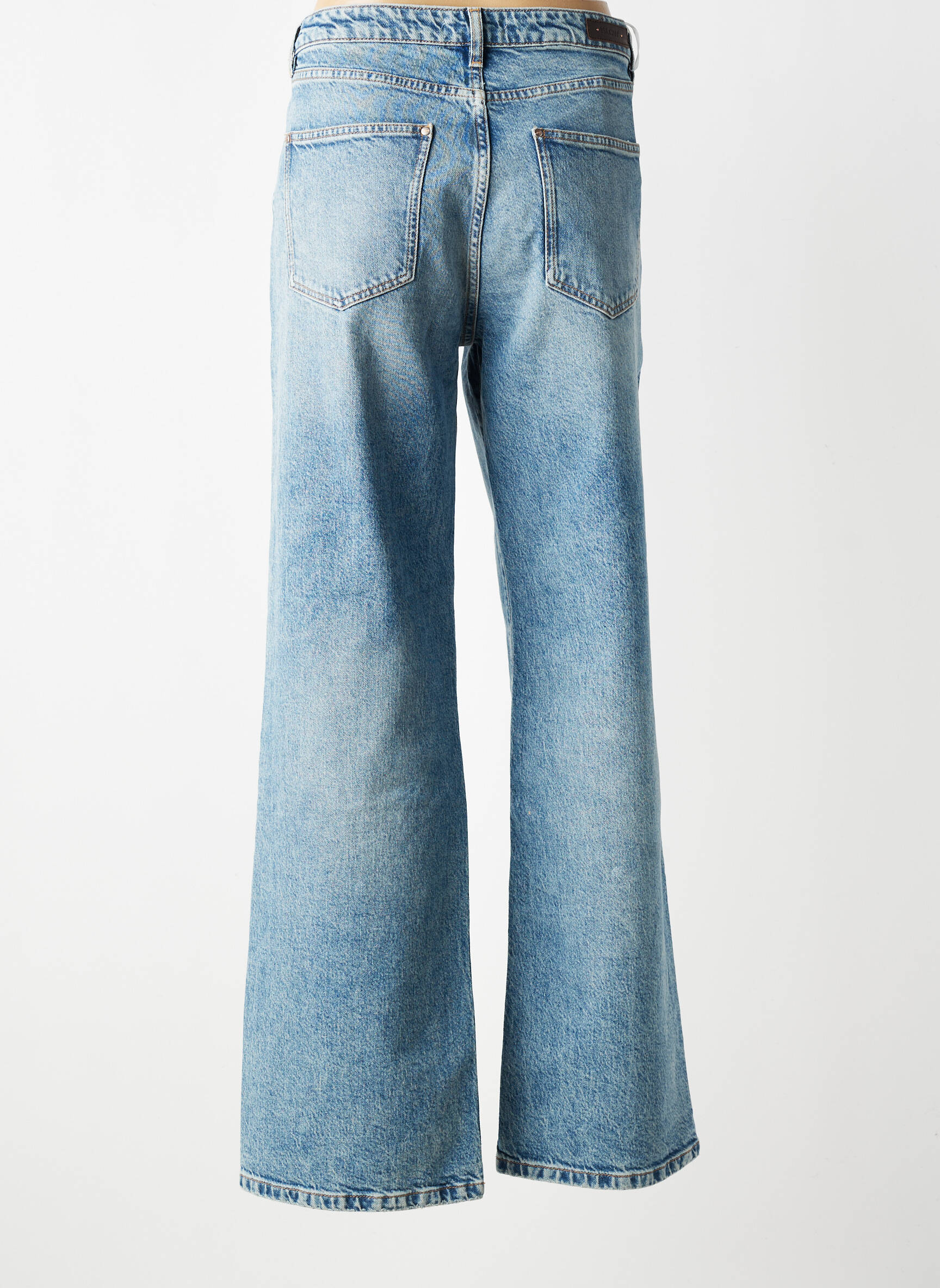 Jean coupe flare stretch taille haute bleu clair ISLOW femme